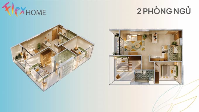 Thiết kế căn hộ biển Flex Home